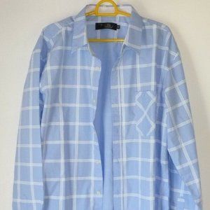 Men's Dress Shirt,Emiqude,Size XL,Slim Fit